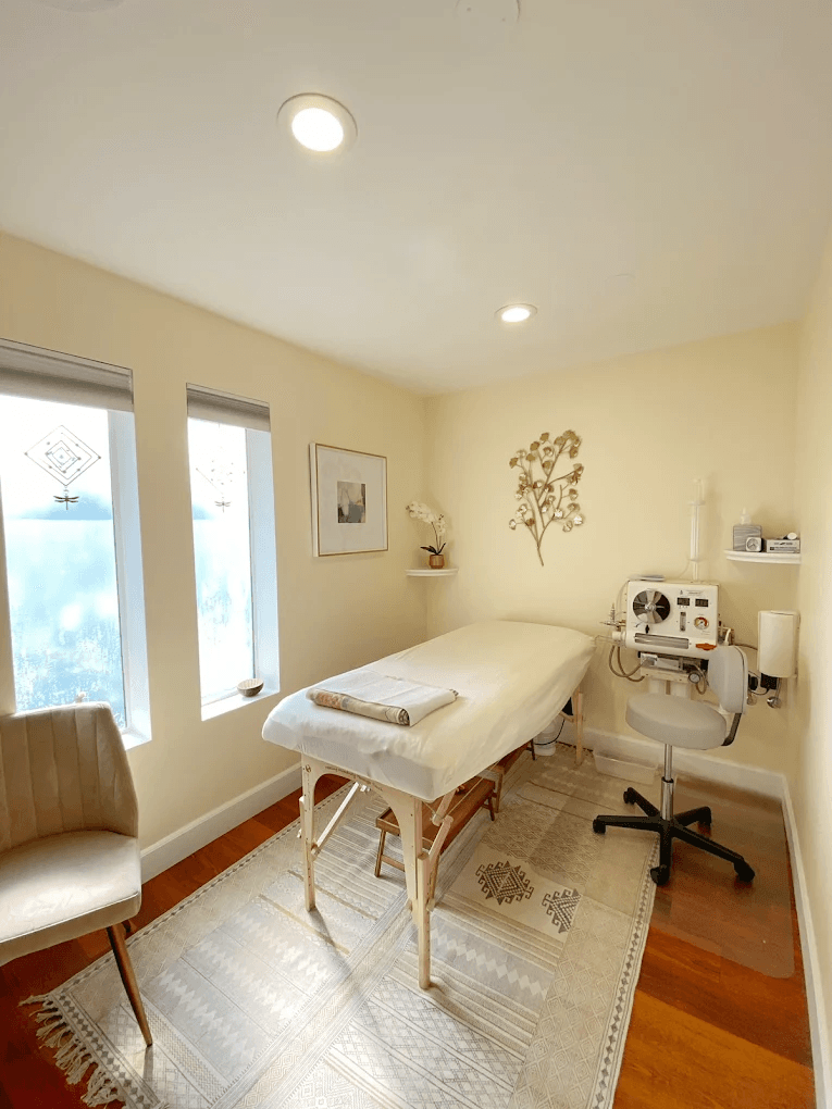 Coastal Colon Hydrotherapy treatment room — clean, private clinic in Del Mar